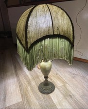 lampada da tavolo vintage anni ‘ 40,con base in onice,funzionante