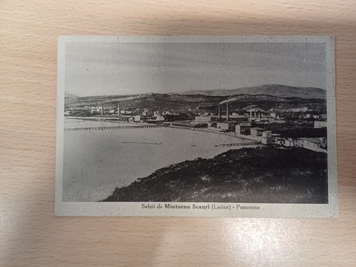 Cartolina minturno scauri - minturno,