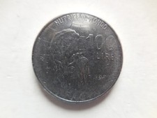 Moneta 100 lire FAO 1979 variante ruotata 180°