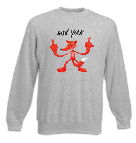 Felpa fox you pullover nerd - felpa,