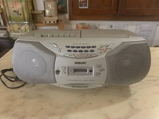 vintage MEGA BASS SONY RADIO CASSETTE CORDER CFD-S36