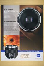 Scheda tecnica Carl Zeiss