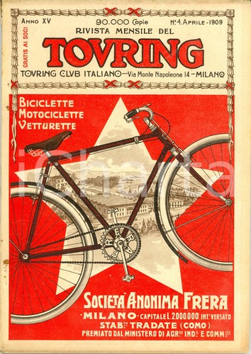1909 touring club - club, italiano
