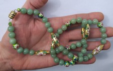 Collana in Avventurina e Cloisonne