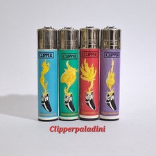 Accendini Clipper, Lighters, Mecheros, Feuerzeuge, Briquets, Israel, Vintage 