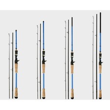 Canne da Pesca Fibra di Carbonio Spinning Casting Rod 1,8-2,7m Palo da Pesca 3 Sezioni