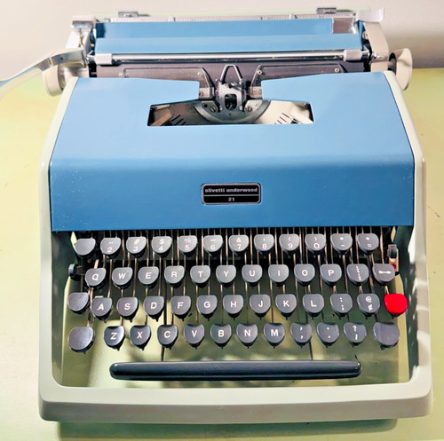 Two tone blue 1974 - two-tone, olivetti