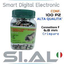 Connettore F maschio a