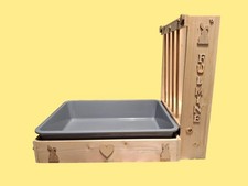 Fieniera per conigli Porta Fieno in legno Artigianale