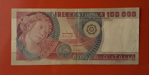 Banconota 100000 lire - banconota,
