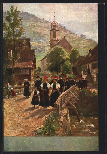 Cartolina artista wilhelm - cartolina, d'artista