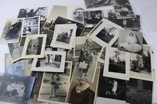 Grande lotto 40 Foto soggetto DONNE ITALIANE D'epoca Bianco e nero Fotografie