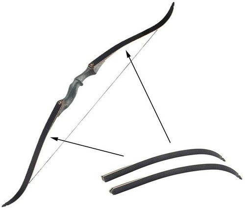 60lb takedown arco ricurvo - 30-60lb,