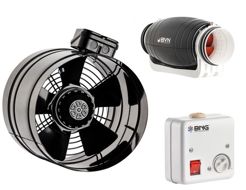 Ventilatore tubolare radiale