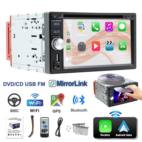 Lettore dvd din 2 - dvd, 6,2"