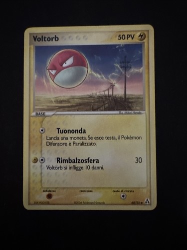 Carta voltorb leggenda mew - carta,