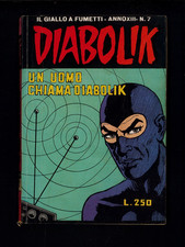 Diabolik n.7 Anno XIII Un Uomo