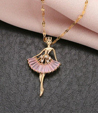 Collana con ciondolo ballerina