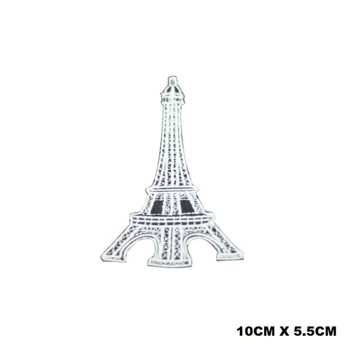 Eiffel tower logo embroidered - eiffel,