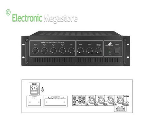 Monacor 940 amplificatore - monacor, pa-940
