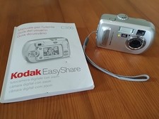 Kodak EasyShare C300 digital camera (vintage) + manuale d'uso ✅ Funzionante