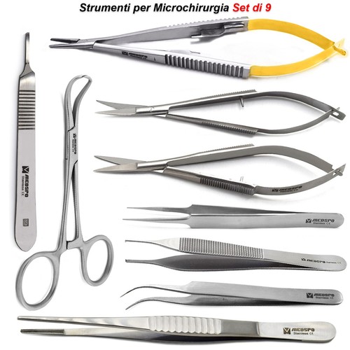 Kit per microchirurgia ferri - kit,