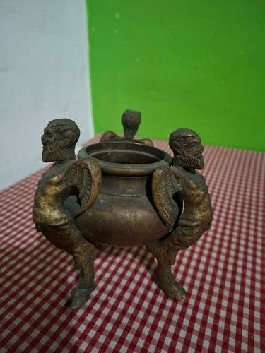 Antico calamaio bronzo 3 - calamaio,