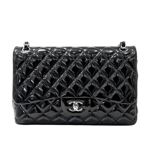 Chanel patent classic jumbo - patent,