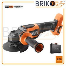 AEG SMERIGLIATRICE ANGOLARE 125mm BRUSHLESS 18V NO BATTERIA BEWS18-125BLPX2-0