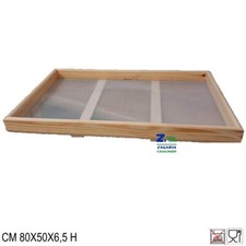 TELAIO STENDI PASTA SECCA PASTA FRUTTA CM 80X50 CON RETE PER ALIMENTI