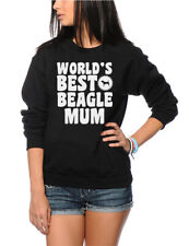 World's Best Beagle Mum - Felpa cane cucciolo regalo gioventù e donna