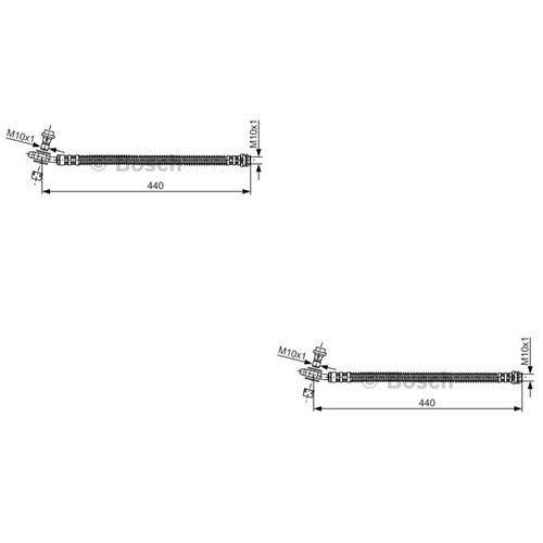 Tubi freno bosch asse - freno,