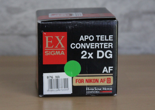 Sigma tele converter apo 2x - apo,