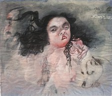 Carlo Cattaneo (1930-2009) - Tecnica mista su carta da zucchero 41,5 x 48,5 cm