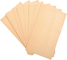 Impiallacciatura Di Legno Frassino X 8 Fogli - Dimensioni 30 Cm X 10 Cm X 0,5 Mm