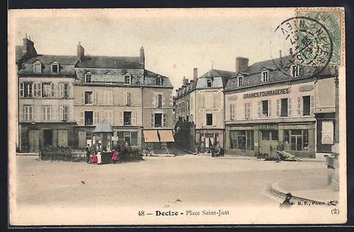 Cpa decize place saint just - cpa, saint-just