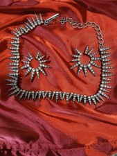 Collana orecchini vintage - e,
