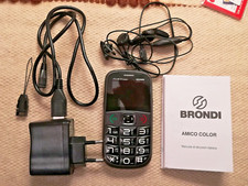 BRONDI  AMICO COLOR CELLULARE ANZIANI SOS TORCIA  RADIO DUAL SIM.  Display 1.8"