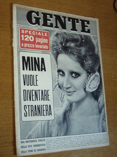 Gente 1966 mina walter - gente, 1966/46=mina=walter