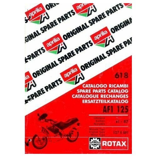 Catalogo ricambi aprilia af1 - catalogo,