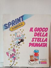 Inserto Sprint  Album Panini Creamy Plasmon Vuoto Il Gioco Della Stella Piumata 