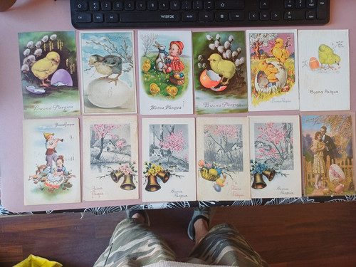 Lotto cartoline augurali - 16,