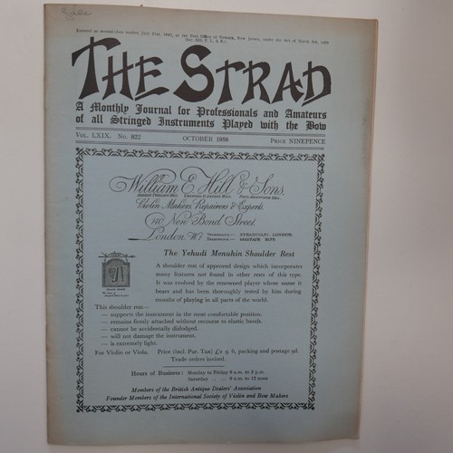 The strad october - 1958, a