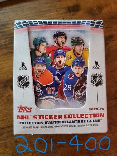 Nhl 2025 stickers - 2025-26, topps