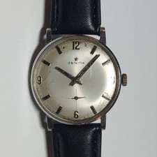 ZENITH STELLINA OROLOGIO VINTAGE WATCH ACCIAIO SECONDINA CALIBRO 2541  