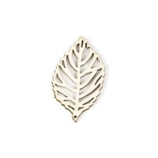 Sagoma foglia in legno