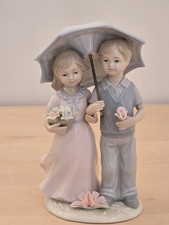 Figurina bambina e ragazzo