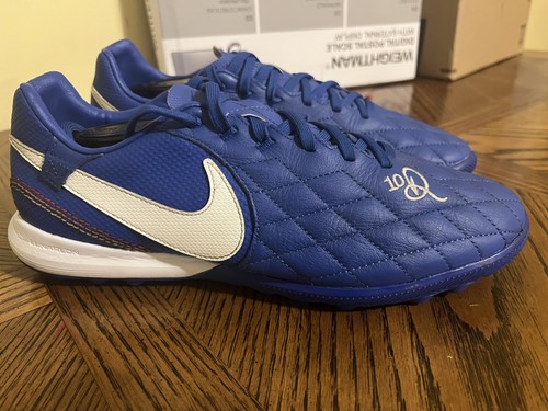 Nike tiempo r10 ronaldinho blu - r10,