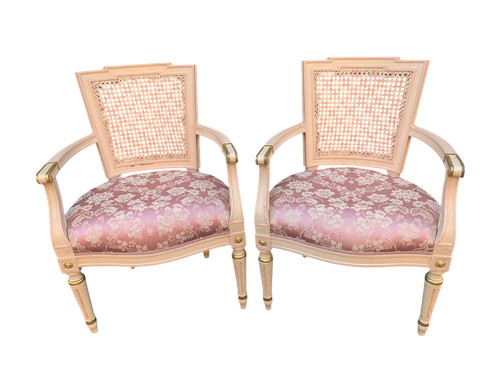 Coppia poltrone stile luigi - di,