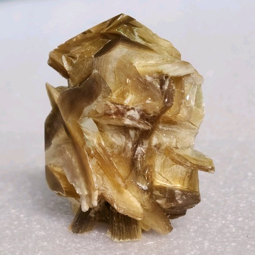 Golden mica rough raw tower - mica,